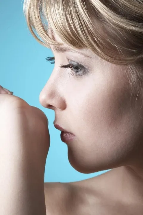 Karina D. ist ein weibliches People Model mit blauen Augen und blonden Haaren aus Stuttgart